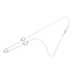 ティファニー 3P オープンハート エルサ ペレッティ ネックレス ペンダント SV925 シルバー レディース TIFFANY&Co. 【中古】