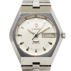 ラドー ヘキサゴン 腕時計 クオーツ ホワイト文字盤 ステンレススチール メンズ RADO 【中古】