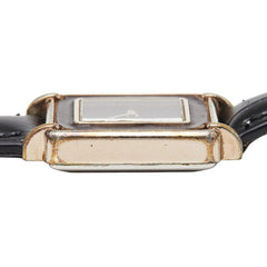 サンローラン マカロン レザーイン 腕時計 4-831268 クオーツ ブラウン文字盤 メタル レザー レディース SAINT LAURENT 【中古】