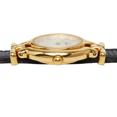 フェンディ オロロジ 2針 腕時計 640L クオーツ ホワイト文字盤 ステンレススチール レザー レディース FENDI 【中古】