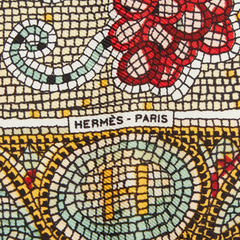 エルメス カレ40 Pavement ペイヴメント スカーフ マルチカラー シルク レディース HERMES 【中古】