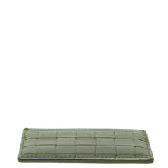 ボッテガヴェネタ イントレチャート カードケース カーキ グリーン レザー レディース BOTTEGAVENETA 【中古】
