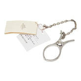 エルメス フィルー グローブホルダー 手袋ホルダー シルバー メタル レディース HERMES 【中古】