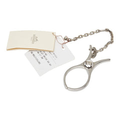 エルメス フィルー グローブホルダー 手袋ホルダー シルバー メタル レディース HERMES 【中古】