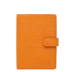 ルイ ヴィトン エピ アジェンダPM 手帳カバー R2005H マンダリン オレンジ レザー レディース LOUIS VUITTON 【中古】