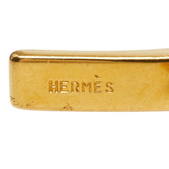 エルメス フィルー グローブホルダー 手袋ホルダー ゴールド メッキ レディース HERMES 【中古】