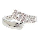 Pt900 プラチナ ダイヤ0.26ct リング 指輪 レディース 8.5号 【中古】