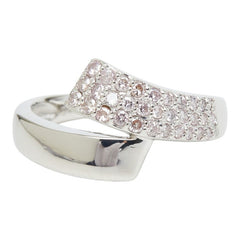 Pt900 プラチナ ダイヤ0.26ct リング 指輪 レディース 8.5号 【中古】