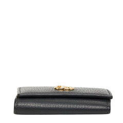 グッチ ダブルG キーケース 456118 ブラック レザー レディース GUCCI 【中古】