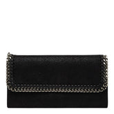 ステラマッカートニー ファラベラ 長財布 ブラック ポリエステル レディース Stella McCartney 【中古】