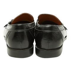 サンローラン - YSLロゴ ローファー ブラック レザー メンズ SAINT LAURENT 【中古】