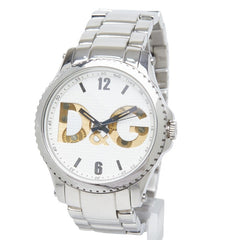 ドルチェアンドガッバーナ セストリール 腕時計 DW0710 クオーツ ホワイト文字盤 ステンレススチール メンズ DOLCE&GABBANA 【中古】