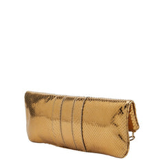 グッチ バンブー タッセル クラッチバッグ セカンドバッグ 218496 ゴールド パイソン レディース GUCCI 【中古】