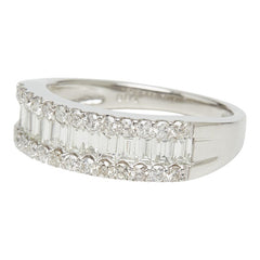Pt900 プラチナ ダイヤ1.00ct リング 指輪 レディース 11.5号 【中古】