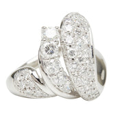 Pt900 プラチナ ダイヤ1.52ct リング 指輪 レディース 12号 【中古】