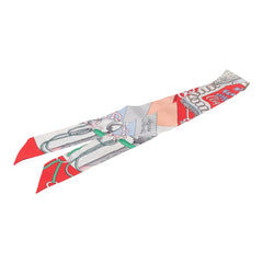 エルメス ツイリー Cliquetis クリケティス スカーフ マルチカラー シルク レディース HERMES 【中古】