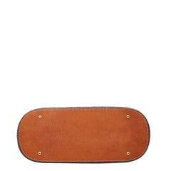 セリーヌ マカダム ハンドバッグ ショルダーバッグ 2WAY ブラウン PVC レザー レディース CELINE 【中古】