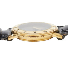 グッチ 腕時計 3000L クオーツ ブラック文字盤 ステンレススチール レザー レディース GUCCI 【中古】