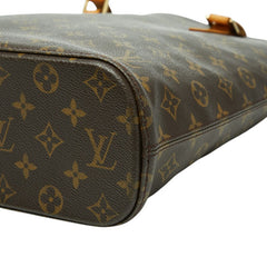 ルイ ヴィトン モノグラム ヴァヴァン GM トートバッグ ショルダーバッグ M51170 ブラウン PVC レザー レディース LOUIS VUITTON 【中古】
