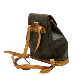 ルイ ヴィトン モノグラム モンスリ MM リュック デイパック バックパック M51136 ブラウン PVC レザー レディース LOUIS VUITTON 【中古】