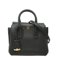 エム シー エム ハンドバッグ ショルダーバッグ 2WAY ブラック レザー レディース MCM 【中古】