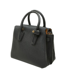 エム シー エム ハンドバッグ ショルダーバッグ 2WAY ブラック レザー レディース MCM 【中古】