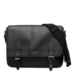 バーバリー ノバチェック ショルダーバッグ ブラック レザー レディース BURBERRY 中古