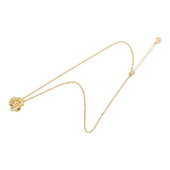 ディオール ネックレス ゴールド メッキ ラインストーン レディース Dior 【中古】