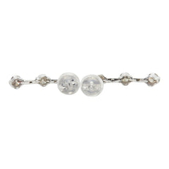 K14WG ホワイトゴールド ダイヤ0.32ct リンクピアス ピアス レディース 【中古】
