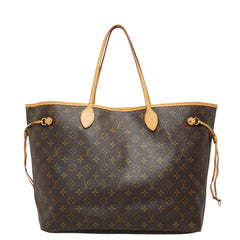 ルイ ヴィトン モノグラム ネヴァーフルGM トートバッグ ショルダーバッグ M40157 ブラウン PVC レザー レディース LOUIS VUITTON 【中古】