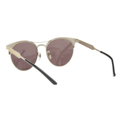 グッチ キャットアイ サングラス GG0075SK シルバー ブラック ゴールド メタル プラスチック メンズ GUCCI 【中古】