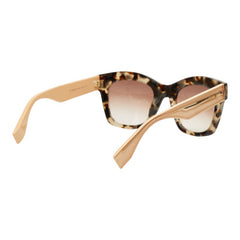 フェンディ キャットアイ グラデーション サングラス FF0025S ベージュ ブラウン プラスチック レディース FENDI 【中古】
