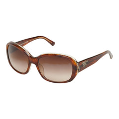 プラダ アジアンフィット ロゴ スクエア サングラス SPR31N-A ブラウン プラスチック レディース PRADA 【中古】