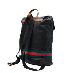 グッチ リュック バックパック 281412 ブラック レザー レディース GUCCI 【中古】