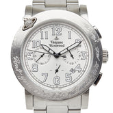 ヴィヴィアンウエストウッド KISS ME ONCE 腕時計 VW2082 クオーツ ホワイト文字盤 ステンレススチール メンズ Vivienne Westwood 【中古】