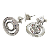 ヴィヴィアンウエストウッド オーブ ピアス シルバー メタル ラインストーン レディース Vivienne Westwood 【中古】
