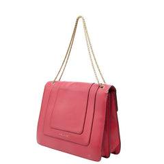 ブルガリ セルペンティ フォーエバー ハンドバッグ ピンク レザー レディース BVLGARI 【中古】