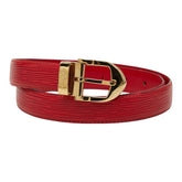 ルイ ヴィトン エピ サンチュール クラシック プレーンベルト R15007 カスティリアンレッド レザー レディース LOUIS VUITTON 【中古】