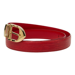 ルイ ヴィトン エピ サンチュール クラシック プレーンベルト R15007 カスティリアンレッド レザー レディース LOUIS VUITTON 【中古】