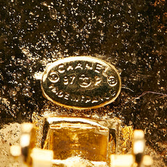 シャネル ココマーク クローバー モチーフ イヤリング ゴールド ブラウン メッキ レディース CHANEL 【中古】