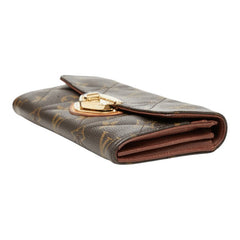 ルイ ヴィトン モノグラム エトワール ポルトフォイユ サラ 長財布 M66556 ブラウン PVC レザー レディース LOUIS VUITTON 【中古】