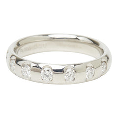 Pt900 プラチナ ダイヤ0.50ct リング 指輪 レディース 14.5号 【中古】