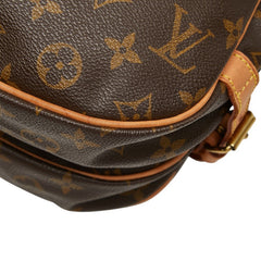 ルイ ヴィトン モノグラム ソミュール30 斜め掛け ショルダーバッグ M42256 ブラウン PVC レザー レディース LOUIS VUITTON 【中古】