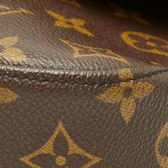 ルイ ヴィトン モノグラム サンクルーMM 斜め掛け ショルダーバッグ M51243 ブラウン PVC レザー レディース LOUIS VUITTON 【中古】