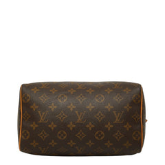 ルイ ヴィトン モノグラム スピーディ25 ミニボストンバッグ ハンドバッグ M41109 ブラウン PVC レザー レディース LOUIS VUITTON 【中古】