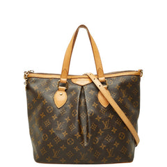 ルイ ヴィトン モノグラム パレルモPM ハンドバッグ 2WAY ショルダーバッグ M40145 ブラウン PVC レザー レディース LOUIS VUITTON 【中古】