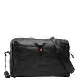 ロエベ アナグラム ボストンバッグ トラベルバッグ ショルダーバッグ ブラック レザー レディース LOEWE 【中古】
