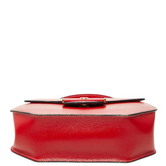 クリスチャンディオール CDロゴ ハンドバッグ ショルダーバッグ 2WAY レッド レザー レディース Christian Dior 【中古】