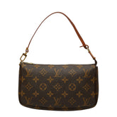 ルイ ヴィトン モノグラム ポシェット アクセソワール ハンドバッグ M51980 ブラウン PVC レザー レディース LOUIS VUITTON 【中古】