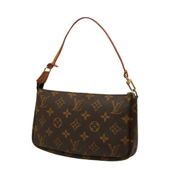 ルイ ヴィトン モノグラム ポシェット アクセソワール ハンドバッグ M51980 ブラウン PVC レザー レディース LOUIS VUITTON 【中古】